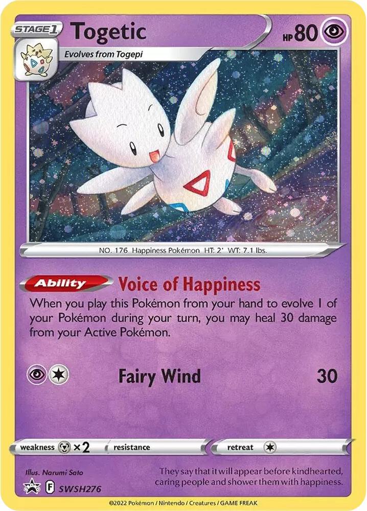 Pokemon Togetic SWSH276 SWSH Black Star Promos