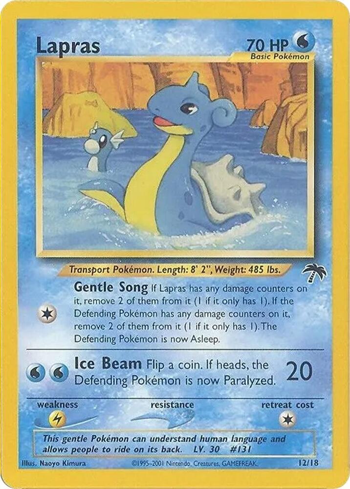 Pokemon Lapras 12/18 Southern Islands