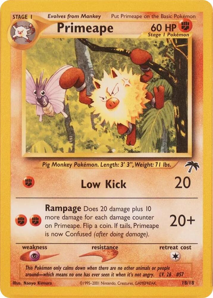 Pokemon Primeape 18/18 Southern Islands