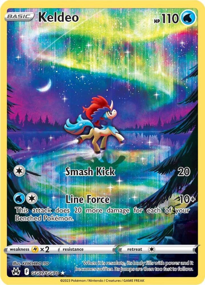 Pokemon Keldeo GG07/GG70 Crown Zenith