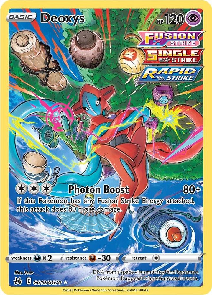Pokemon Deoxys GG12/GG70 Crown Zenith