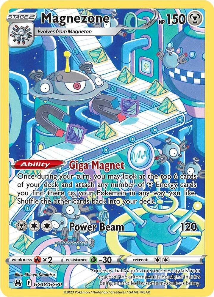 Pokemon Magnezone GG18/GG70 Crown Zenith