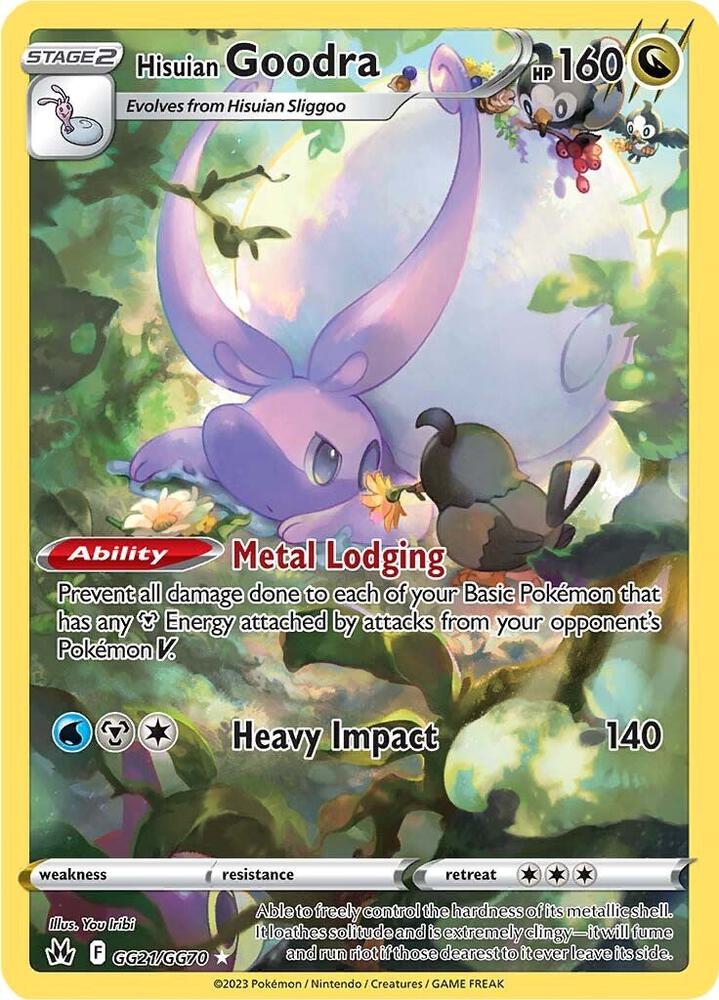 Pokemon Hisuian Goodra GG21/GG70 Crown Zenith