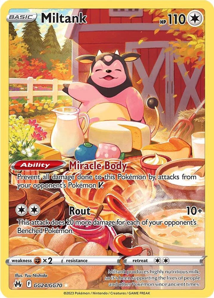 Pokemon Miltank GG24/GG70 Crown Zenith