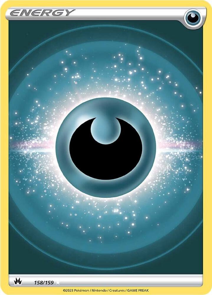 Pokemon Darkness Energy 158/159 Crown Zenith