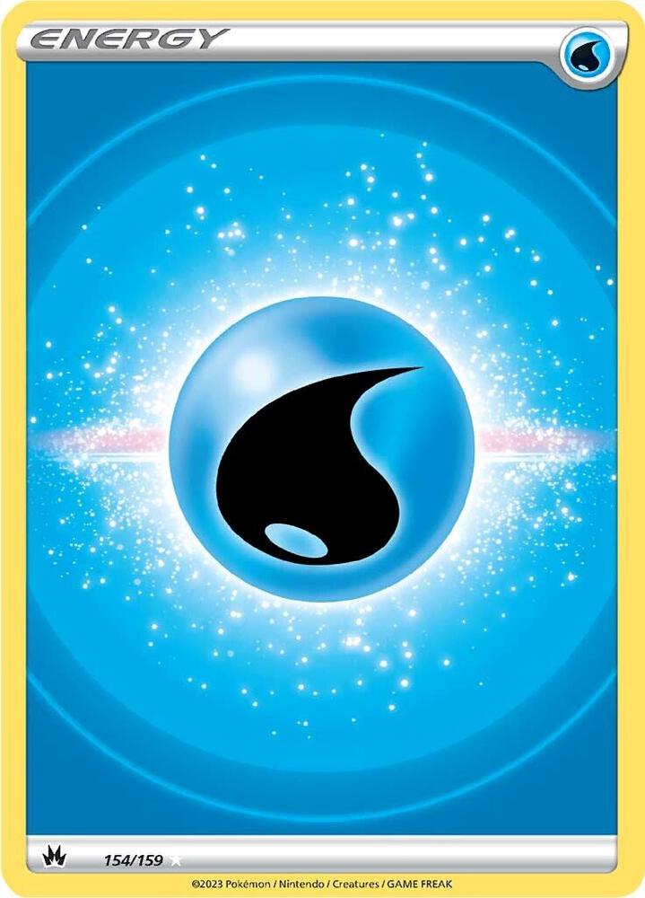 Pokemon Water Energy 154/159 Crown Zenith