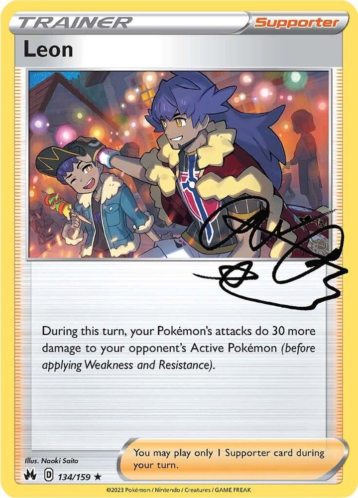 Pokemon Leon 134/159 Crown Zenith