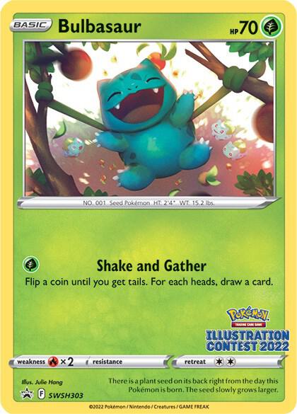 Pokemon Bulbasaur SWSH303 SWSH Black Star Promos