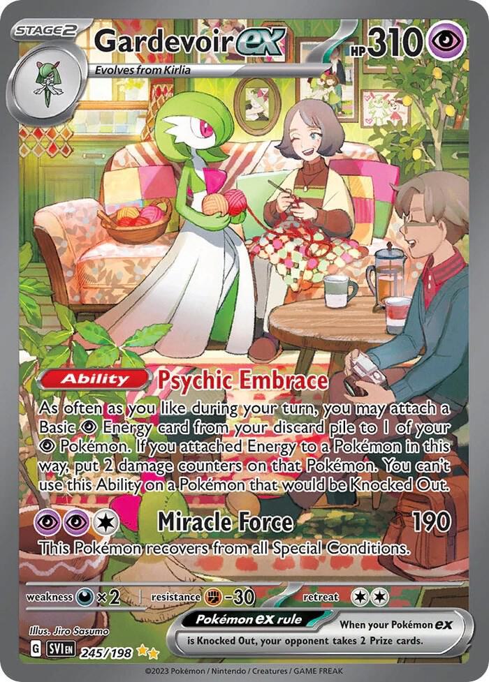 Pokemon Gardevoir ex 245/198 Scarlet & Violet
