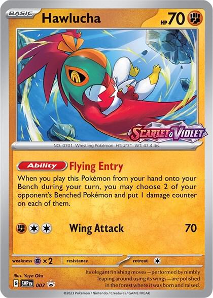 Pokemon Hawlucha 7 SVP Black Star Promos
