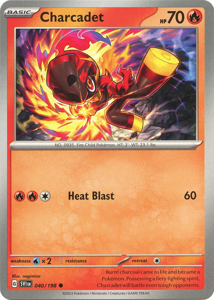 Pokemon Charcadet 40/198 Scarlet & Violet