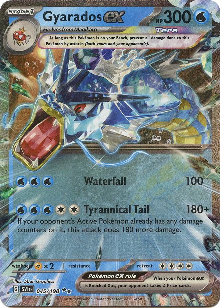 Pokemon Gyarados ex 45/198 Scarlet & Violet