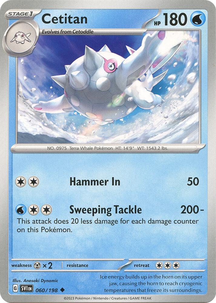 Pokemon Cetitan 60/198 Scarlet & Violet