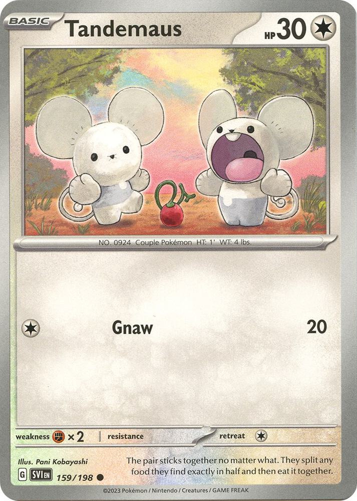 Pokemon Tandemaus 159/198 Scarlet & Violet