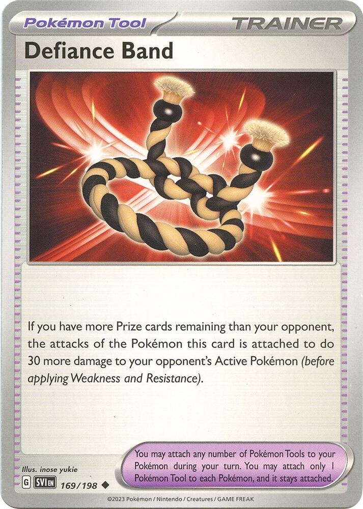 Pokemon Defiance Band 169/198 Scarlet & Violet