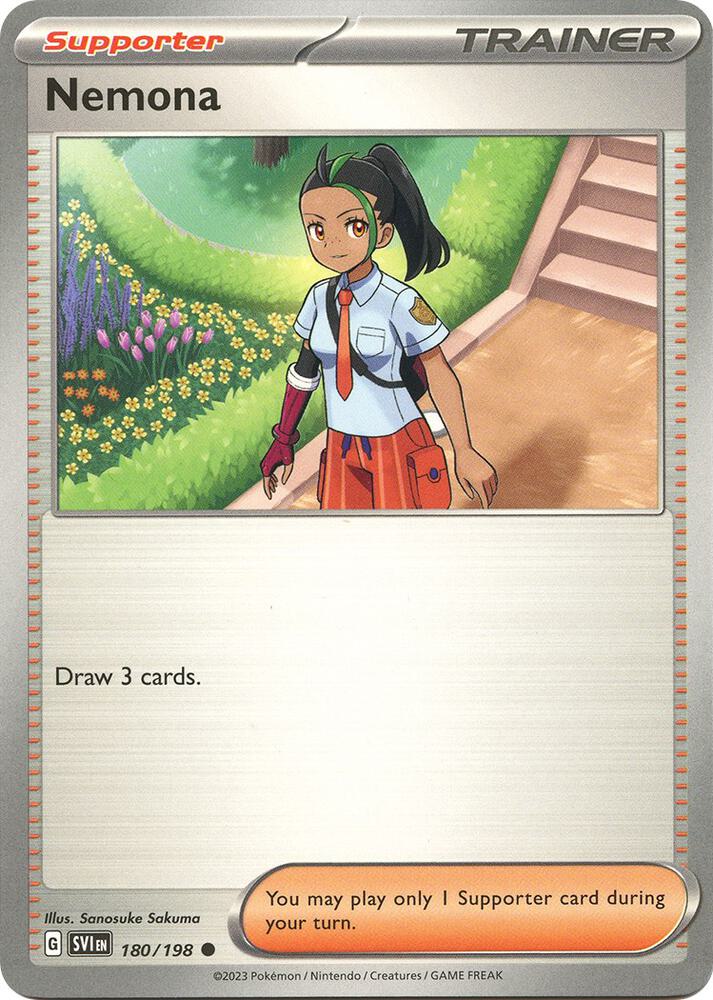 Pokemon Nemona 180/198 Scarlet & Violet
