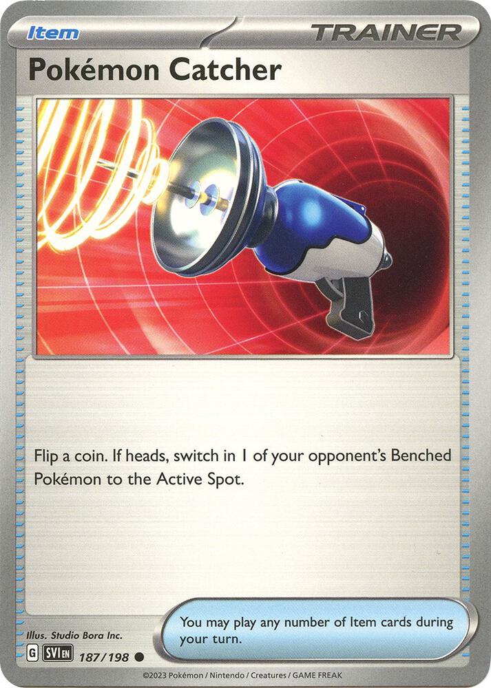 Pokemon Pokémon Catcher 187/198 Scarlet & Violet