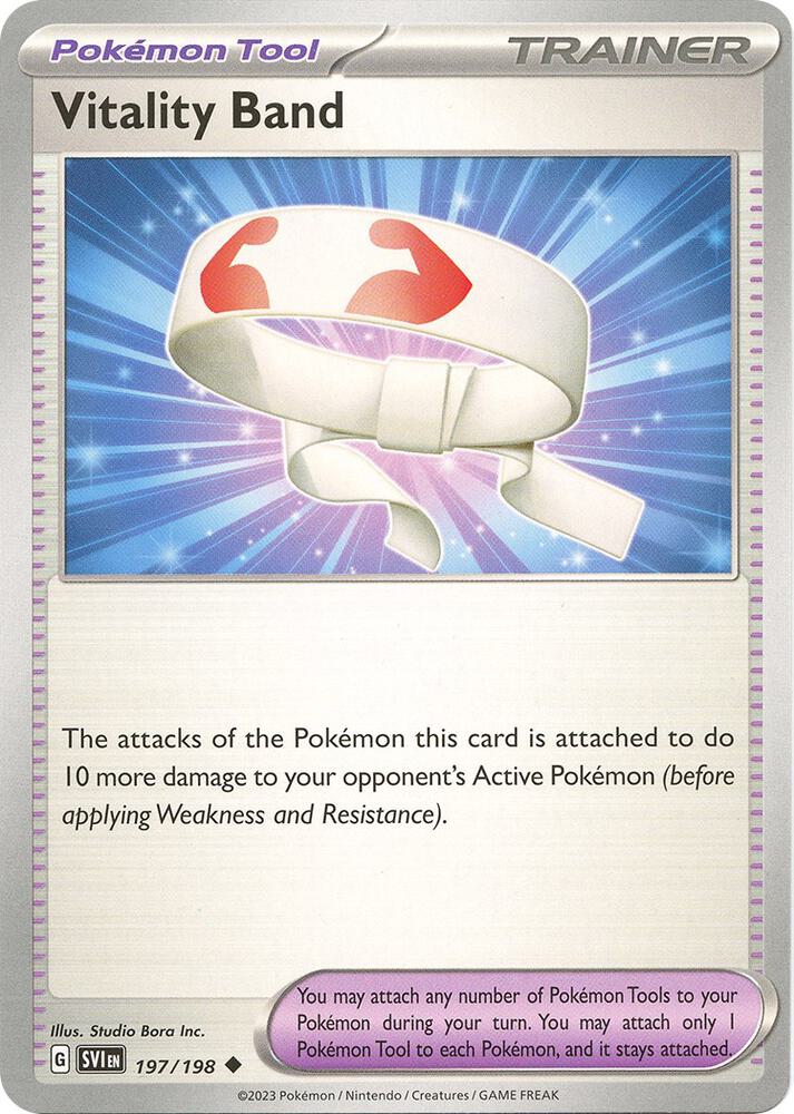 Pokemon Vitality Band 197/198 Scarlet & Violet