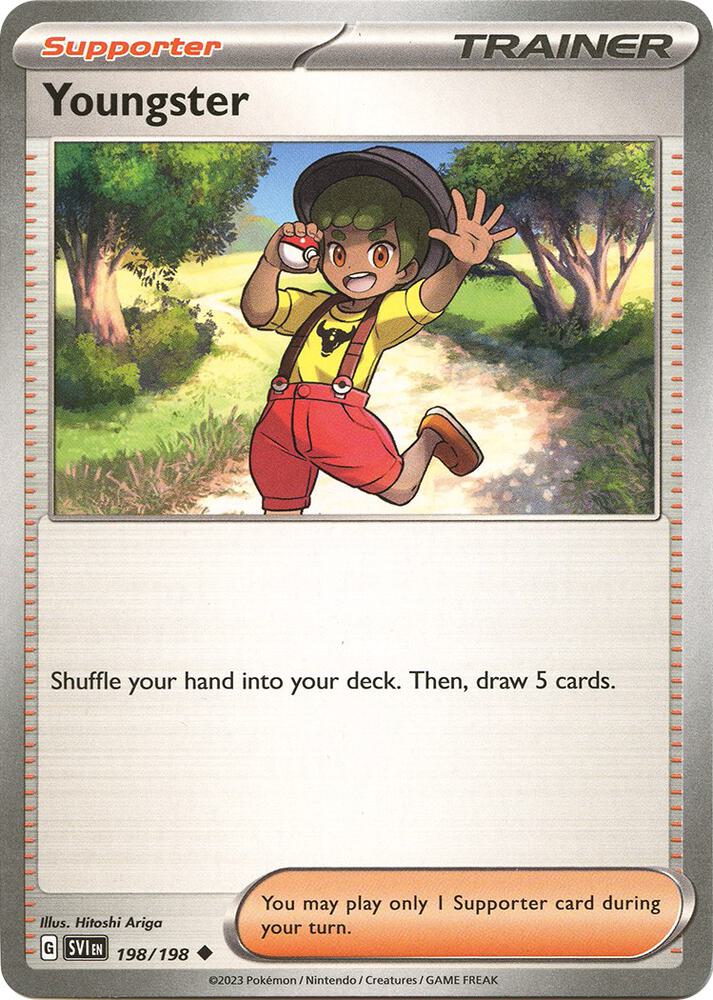 Pokemon Youngster 198/198 Scarlet & Violet