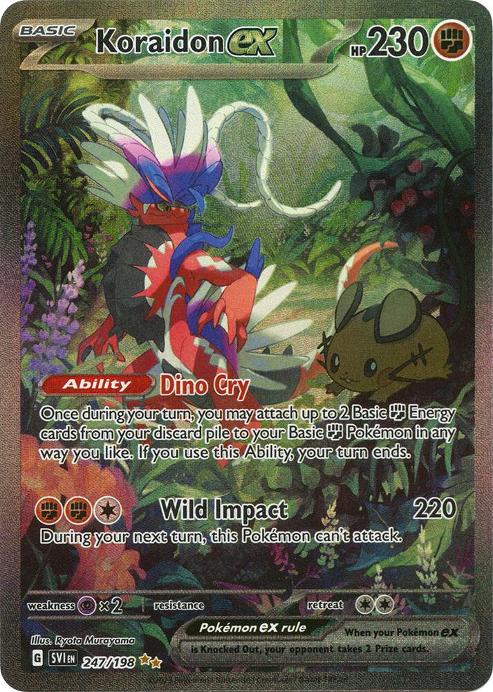 Pokemon Koraidon ex 247/198 Scarlet & Violet