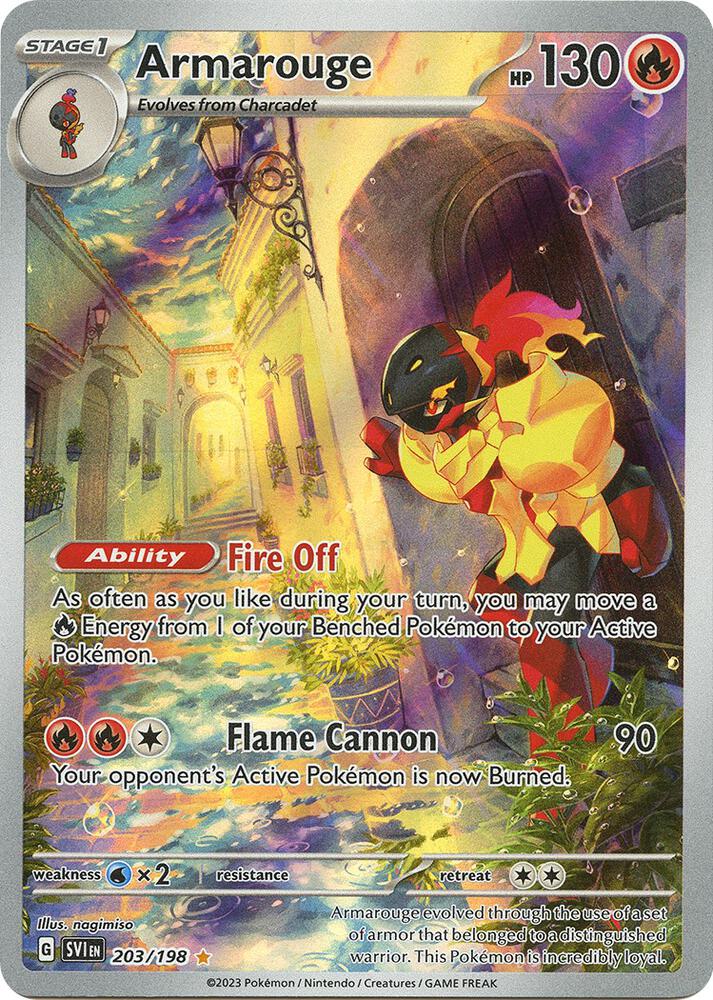 Pokemon Armarouge 203/198 Scarlet & Violet