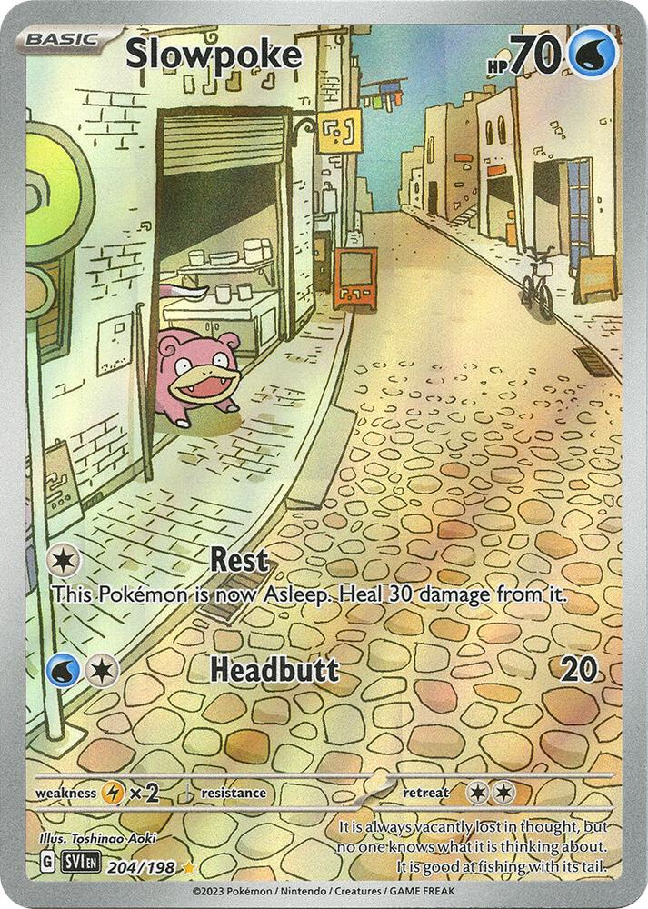 Pokemon Slowpoke 204/198 Scarlet & Violet
