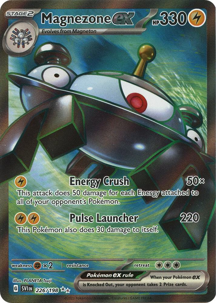 Pokemon Magnezone ex 226/198 Scarlet & Violet