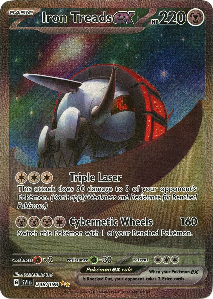 Pokemon Iron Treads ex 248/198 Scarlet & Violet
