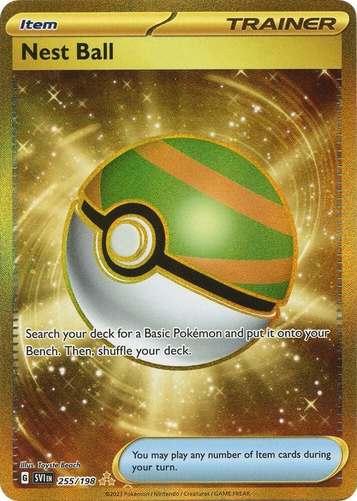Pokemon Nest Ball 255/198 Scarlet & Violet