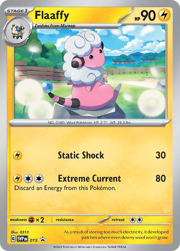 Pokemon Flaaffy 15 SVP Black Star Promos