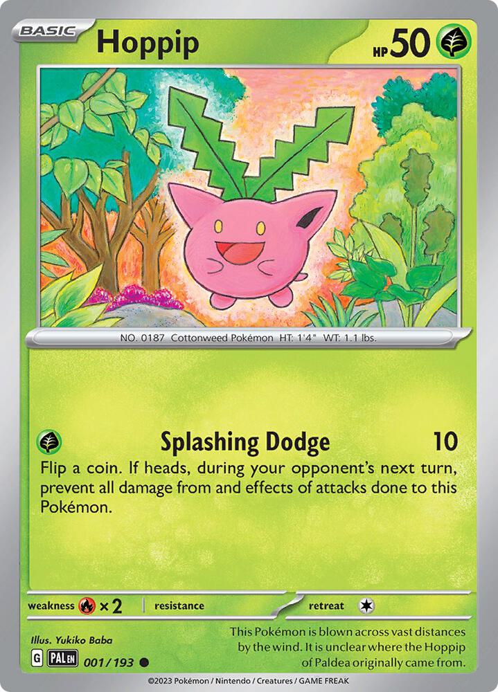 Pokemon Hoppip 1/193 Paldea Evolved