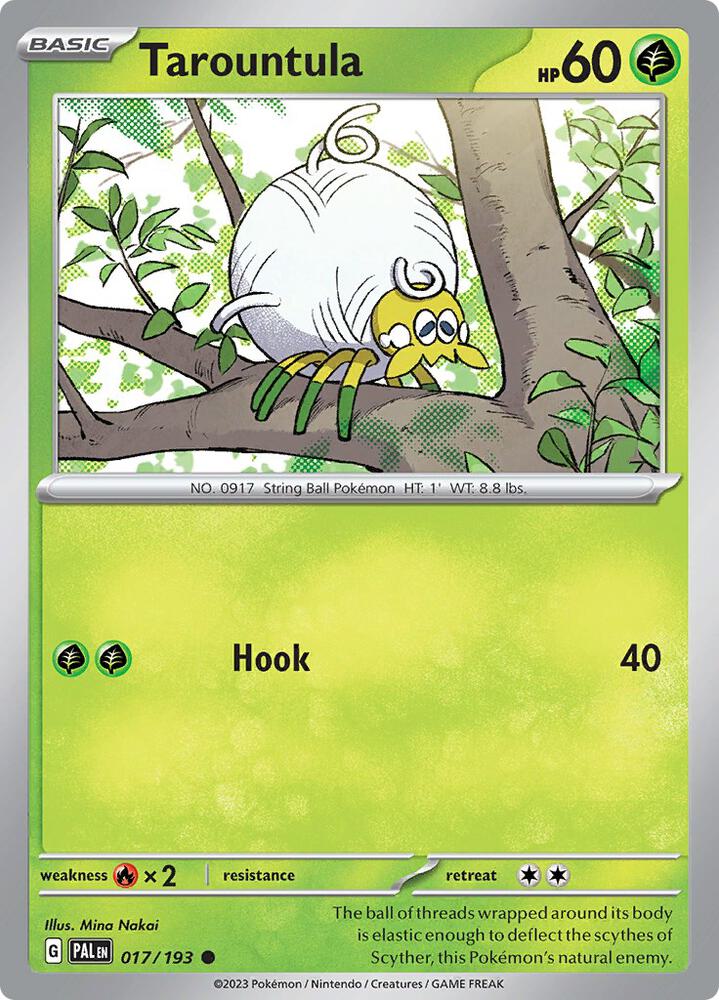 Pokemon Tarountula 17/193 Paldea Evolved