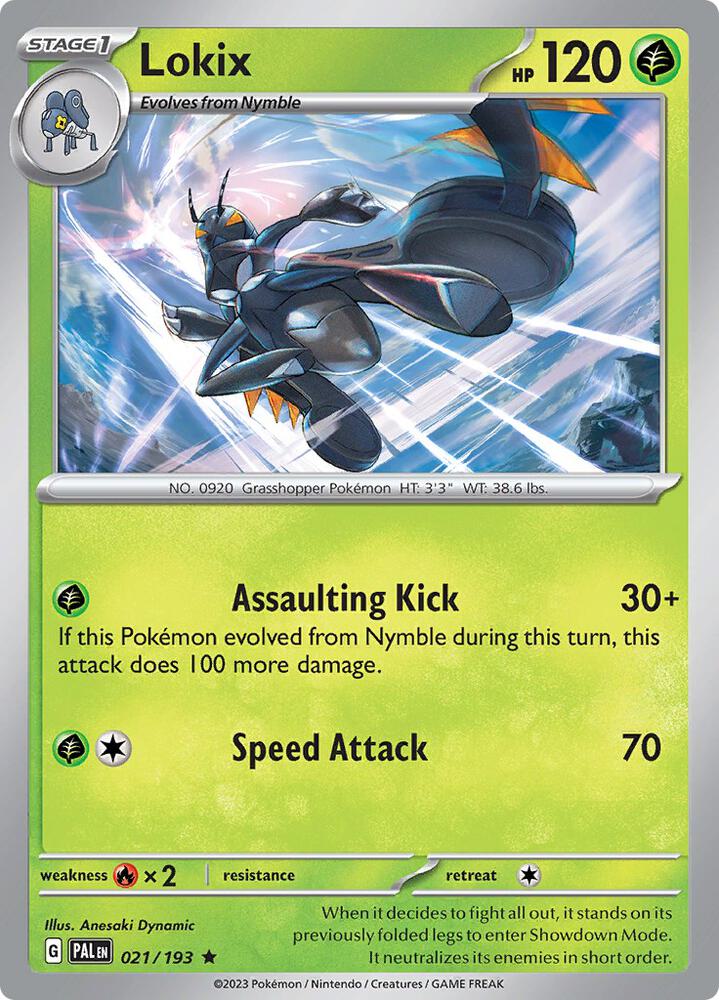 Pokemon Lokix 21/193 Paldea Evolved
