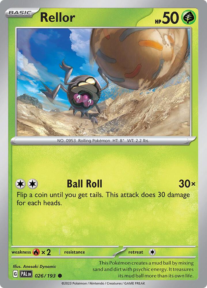 Pokemon Rellor 26/193 Paldea Evolved