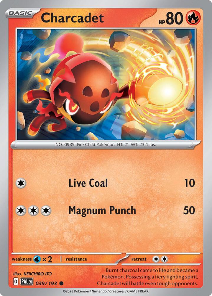 Pokemon Charcadet 39/193 Paldea Evolved