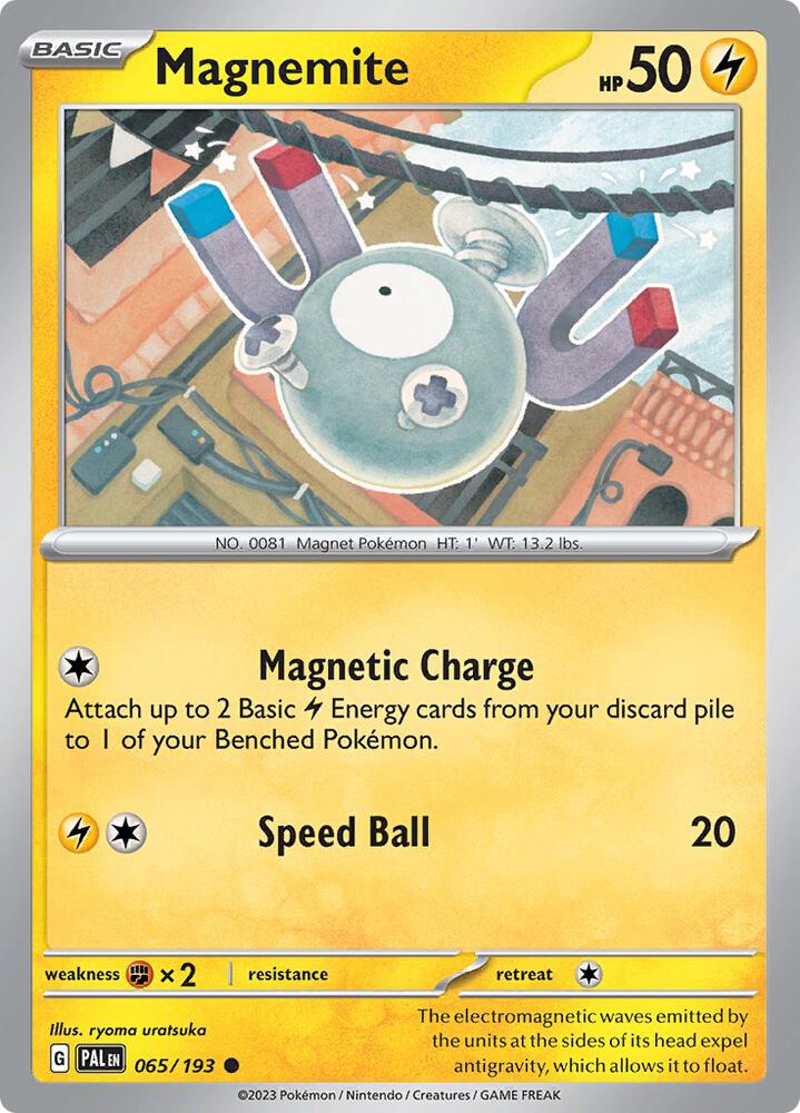 Pokemon Magnemite 65/193 Paldea Evolved