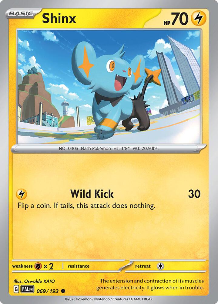 Pokemon Shinx 69/193 Paldea Evolved