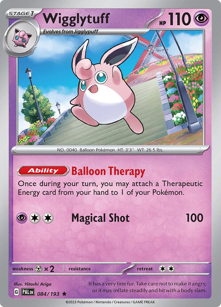 Pokemon Wigglytuff 84/193 Paldea Evolved