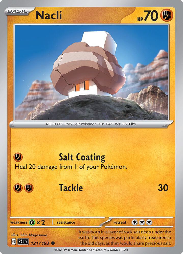 Pokemon Nacli 121/193 Paldea Evolved