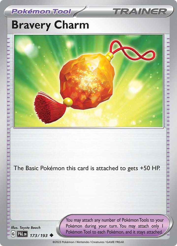 Pokemon Bravery Charm 173/193 Paldea Evolved