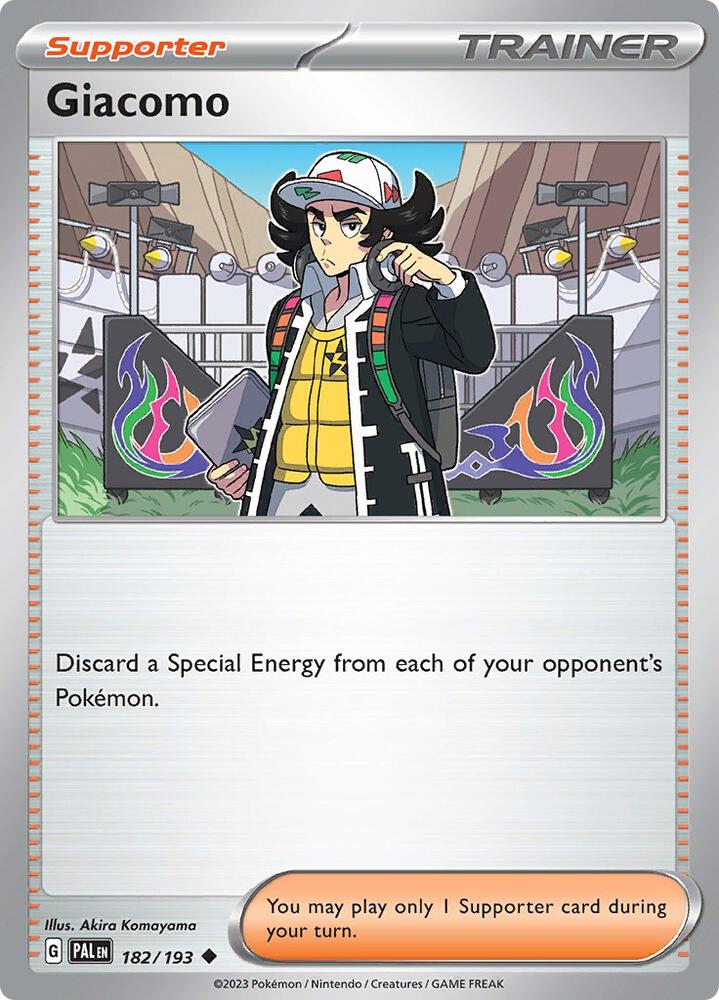 Pokemon Giacomo 182/193 Paldea Evolved