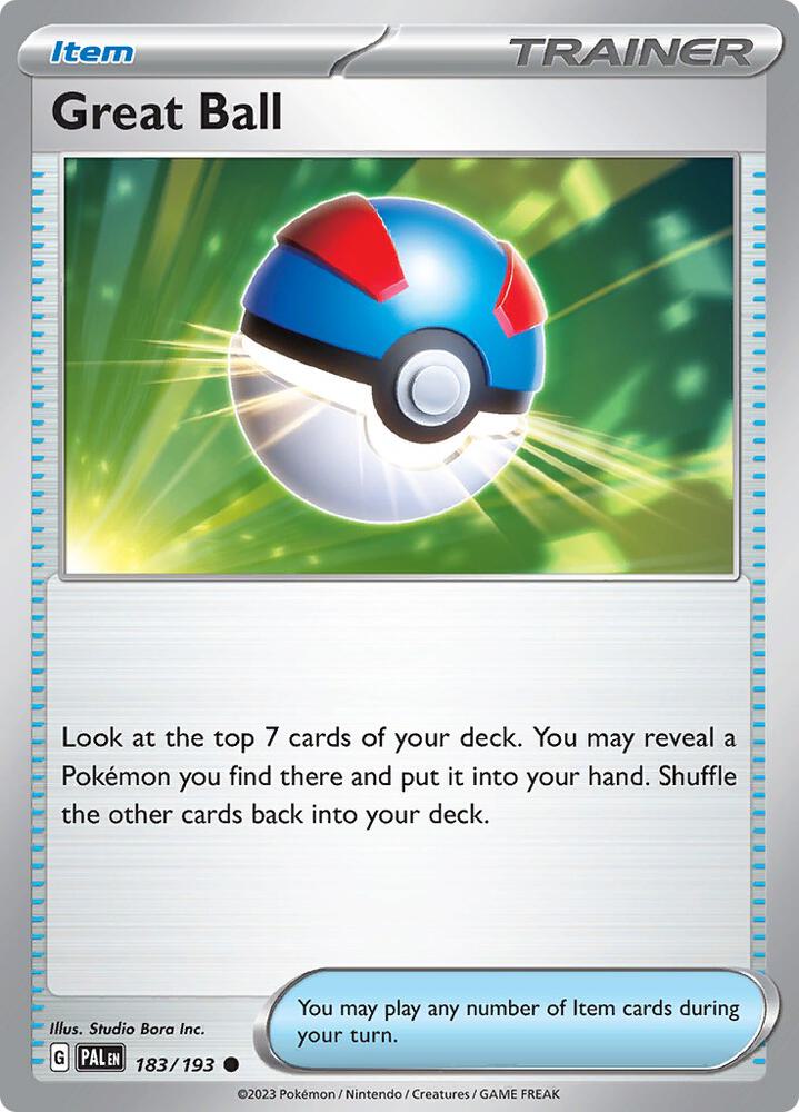 Pokemon Great Ball 183/193 Paldea Evolved