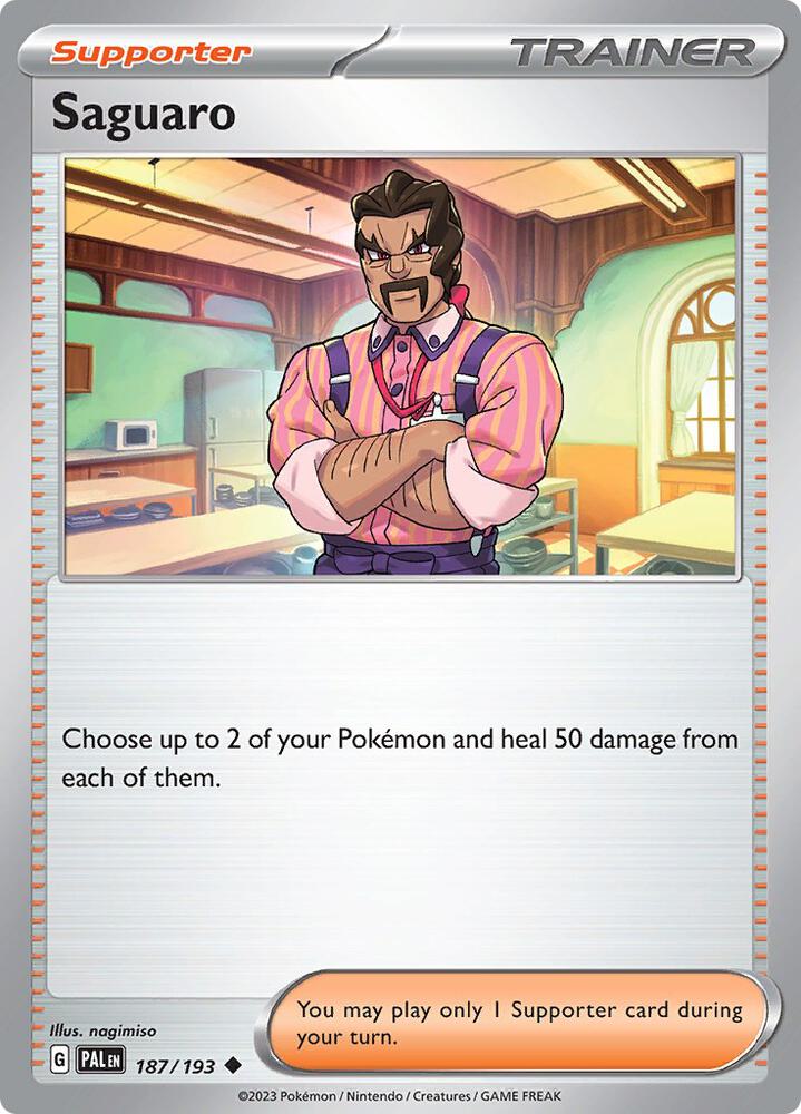 Pokemon Saguaro 187/193 Paldea Evolved