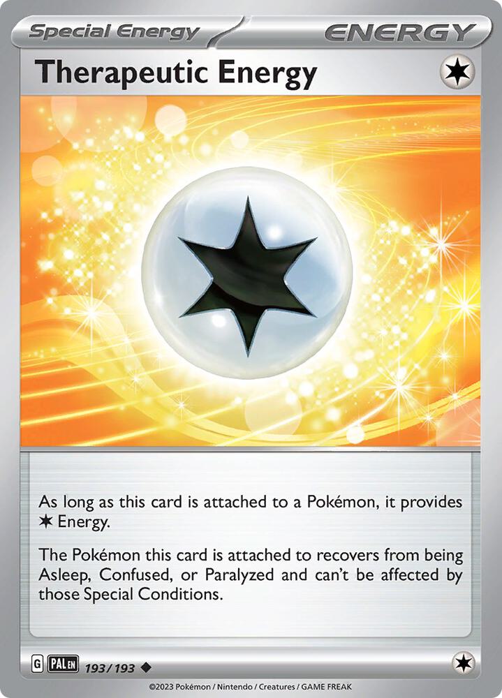 Pokemon Therapeutic Energy 193/193 Paldea Evolved
