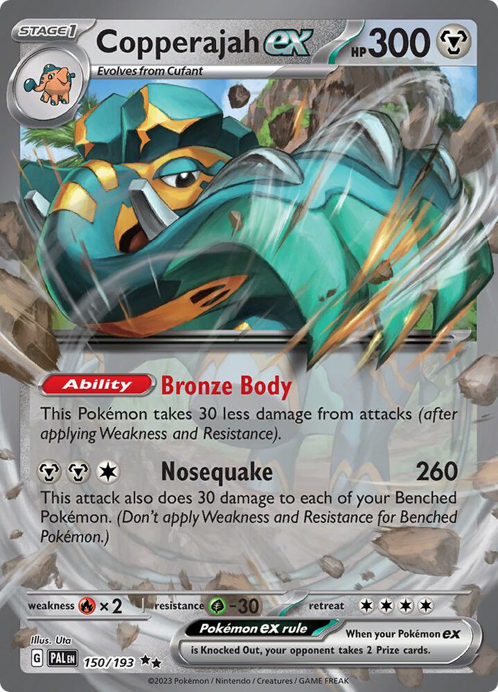 Pokemon Copperajah ex 150/193 Paldea Evolved