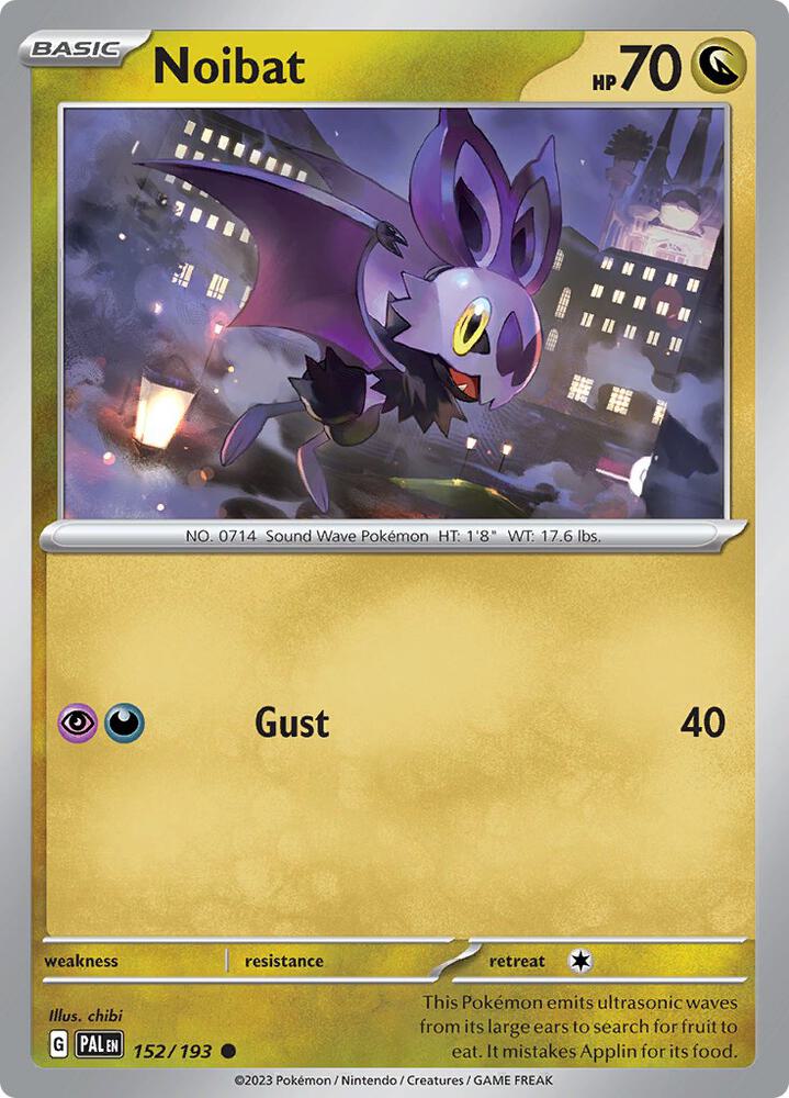 Pokemon Noibat 152/193 Paldea Evolved