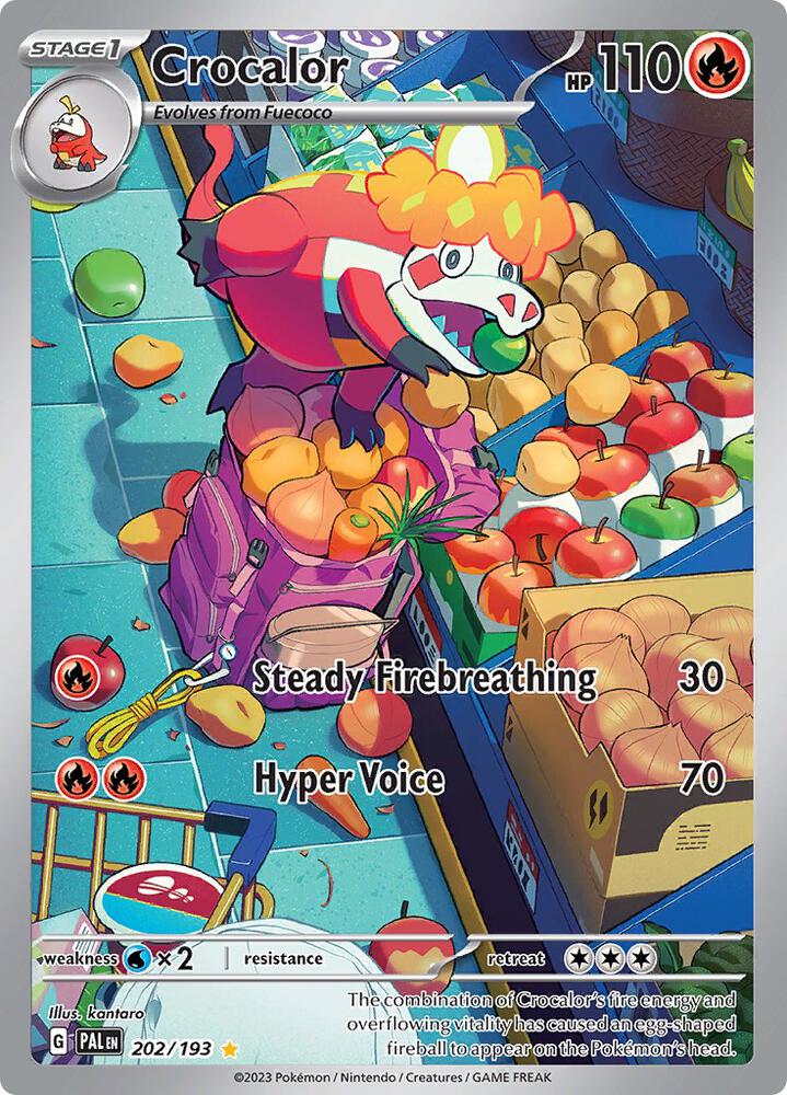 Pokemon Crocalor 202/193 Paldea Evolved