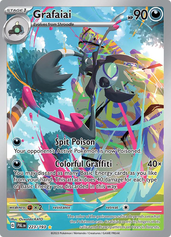 Pokemon Grafaiai 223/193 Paldea Evolved