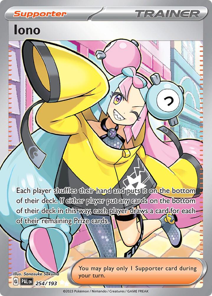 Pokemon Iono 254/193 Paldea Evolved