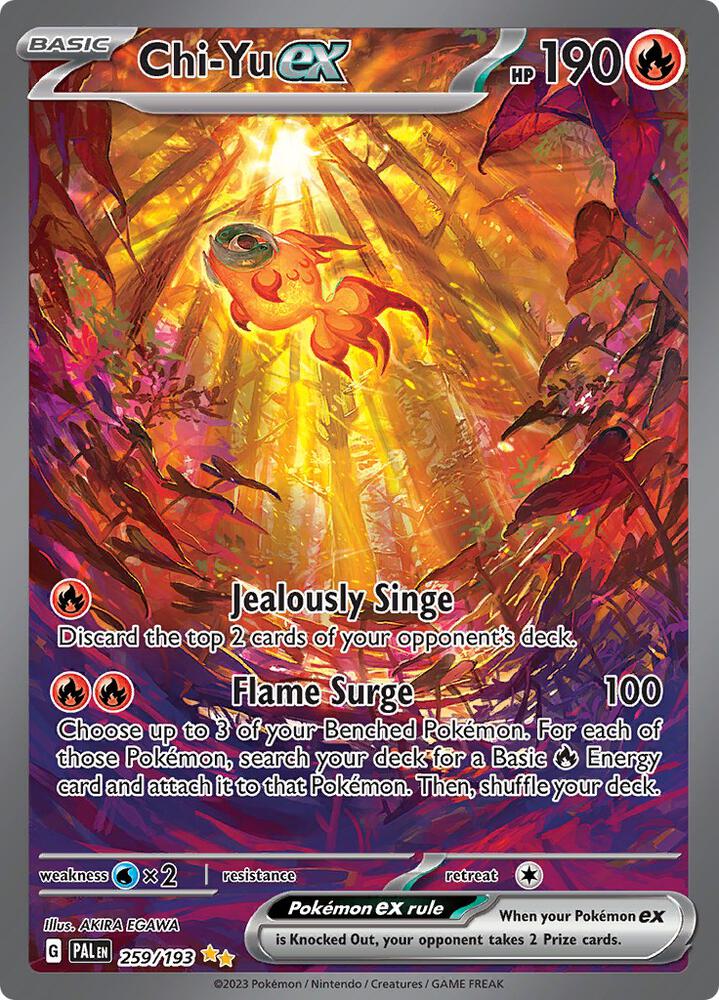 Pokemon Chi-Yu ex 259/193 Paldea Evolved